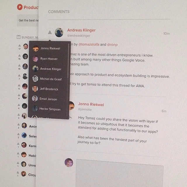 Working on a comment view