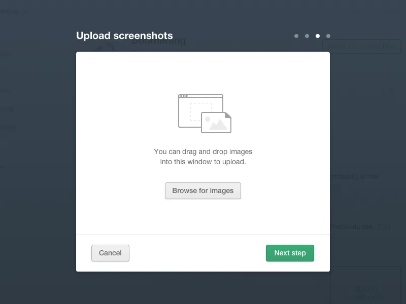 Upload screenshots